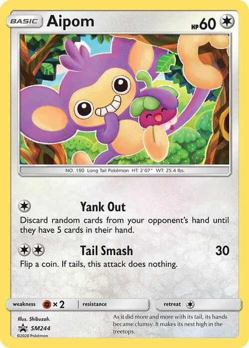 Aipom Card Front