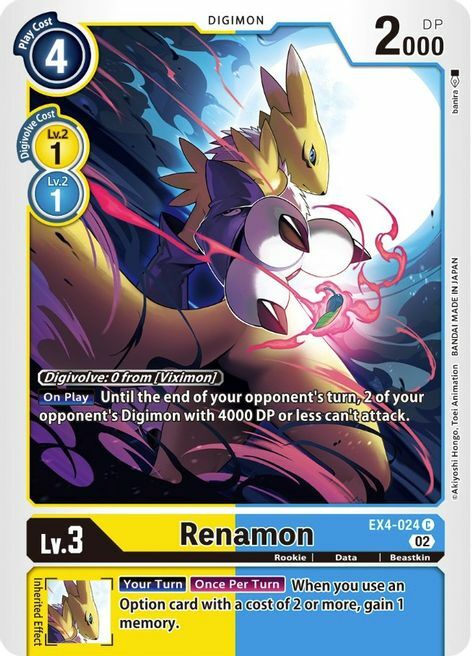 Renamon Card Front