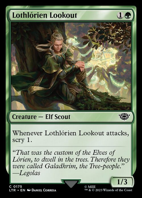 Lothlórien Lookout Card Front