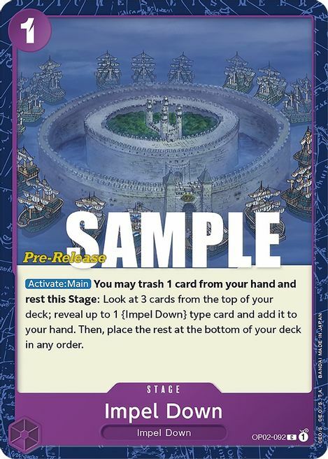 Impel Down Card Front