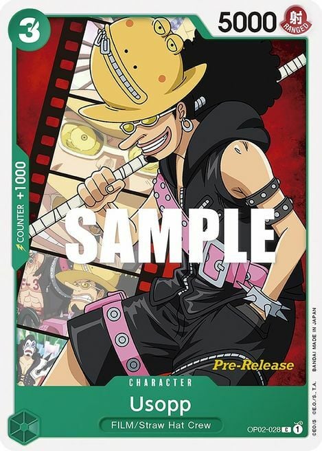 Usopp Card Front