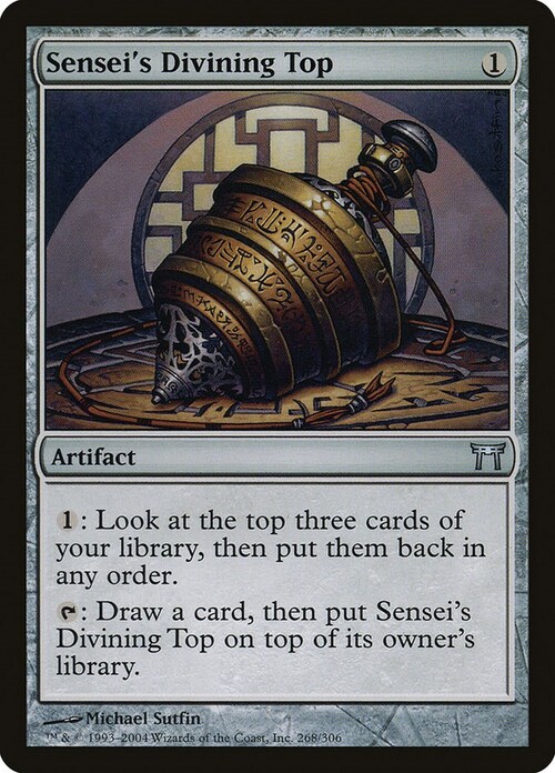 Sensei's Divining Top Card Front