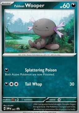 Paldean Wooper Card Front