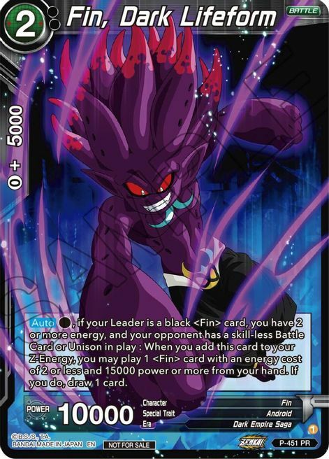 Fin, Dark Lifeform Card Front