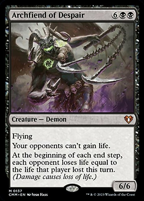 Archfiend of Despair Card Front