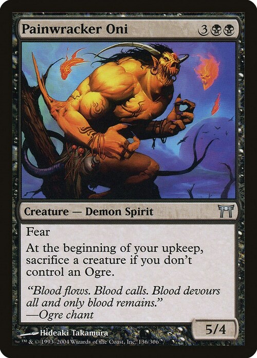 Painwracker Oni Card Front