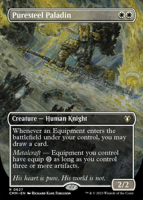 Puresteel Paladin Card Front