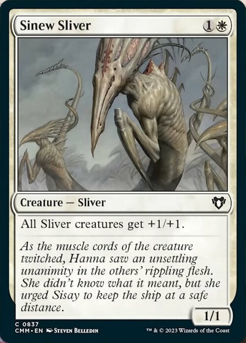 Sinew Sliver Card Front