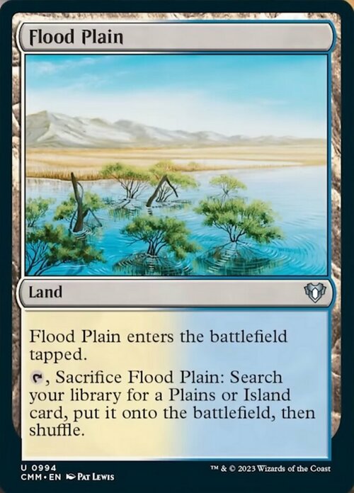 Flood Plain Card Front