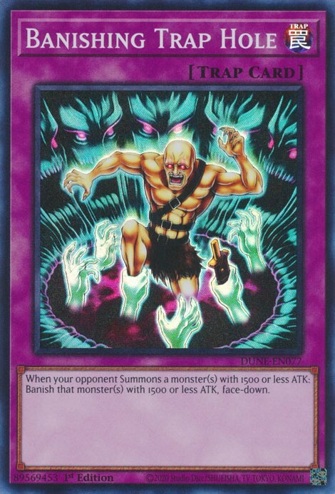 Banishing Trap Hole Card Front