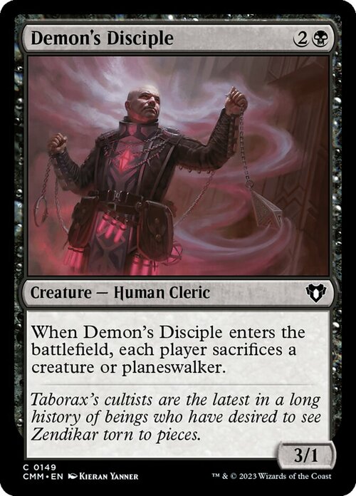 Demon's Disciple Card Front