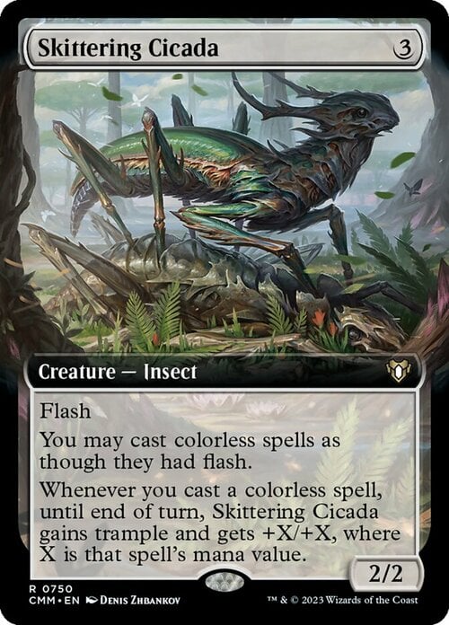 Skittering Cicada Card Front