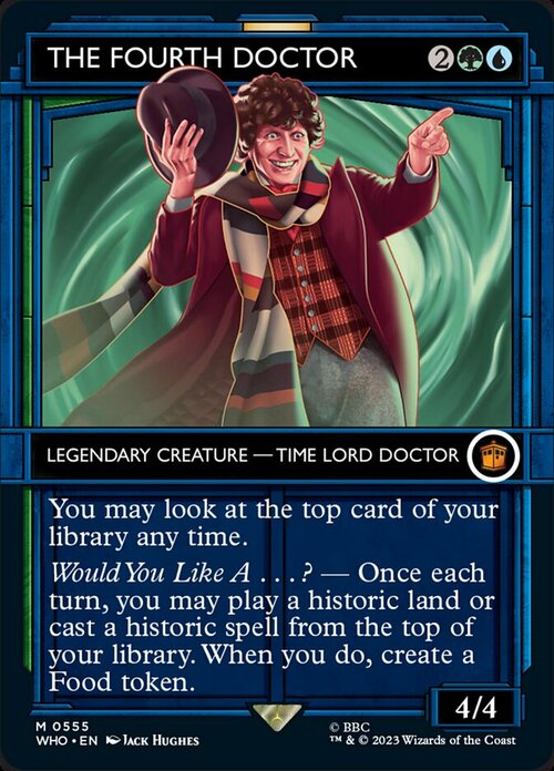 The Fourth Doctor Card Front