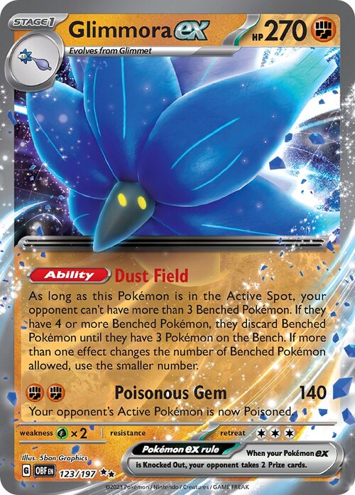 Glimmora ex Card Front