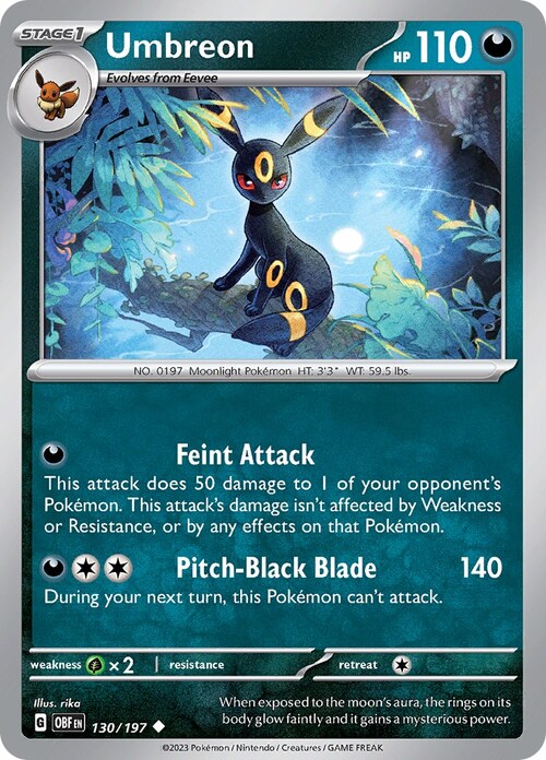 Umbreon Card Front