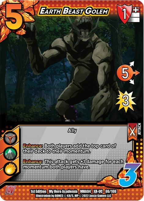 Earth Beast Golem Card Front