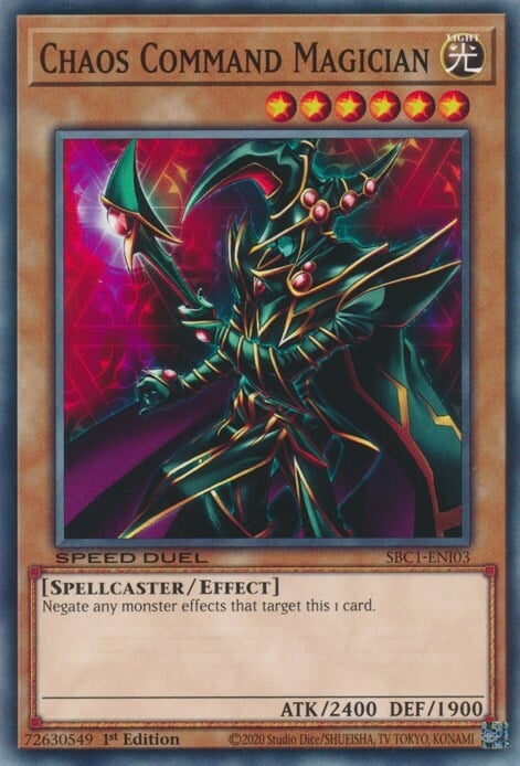 Chaos Command Magician Card Front