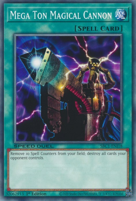 Mega Ton Magical Cannon Card Front