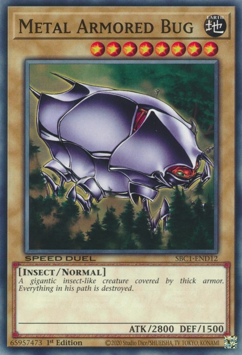 Metal Armored Bug Card Front