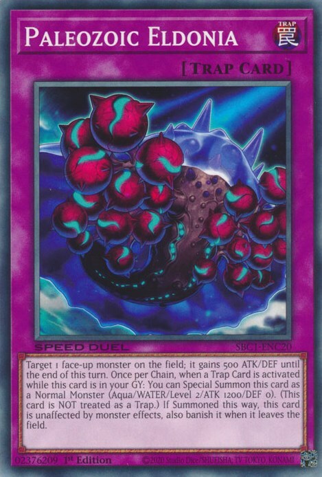 Paleozoic Eldonia Card Front