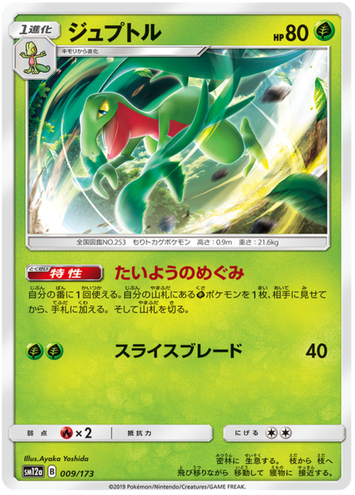 Grovyle Card Front