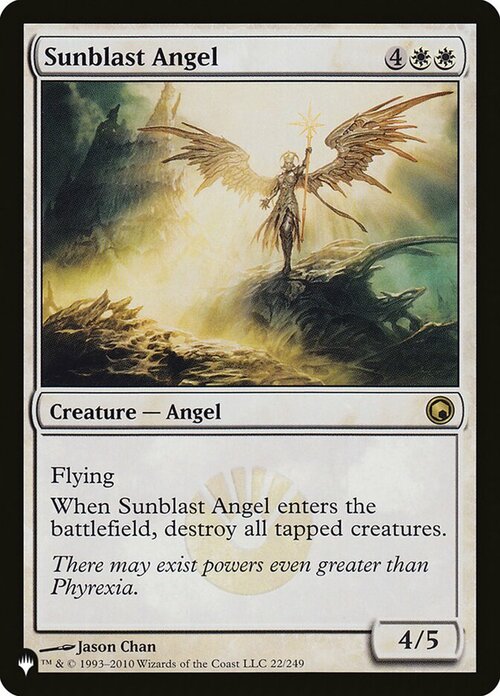 Sunblast Angel Card Front