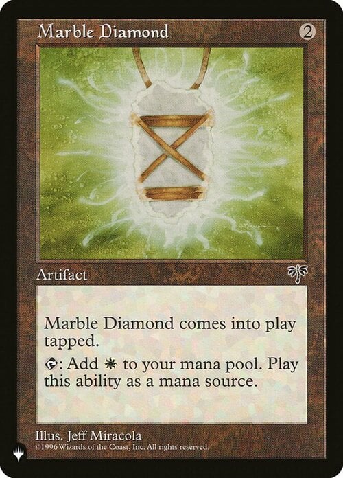 Marble Diamond Card Front