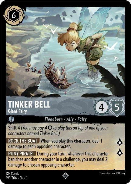 Tinker Bell - Giant Fairy Card Front