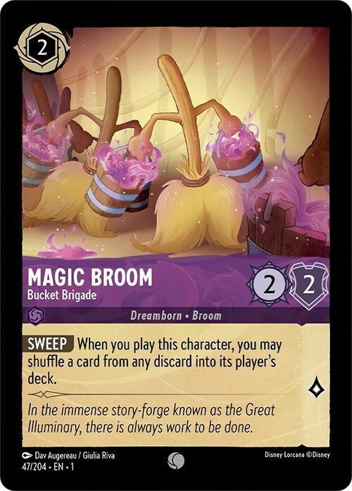 Magic Broom - Bucket Brigade Card Front