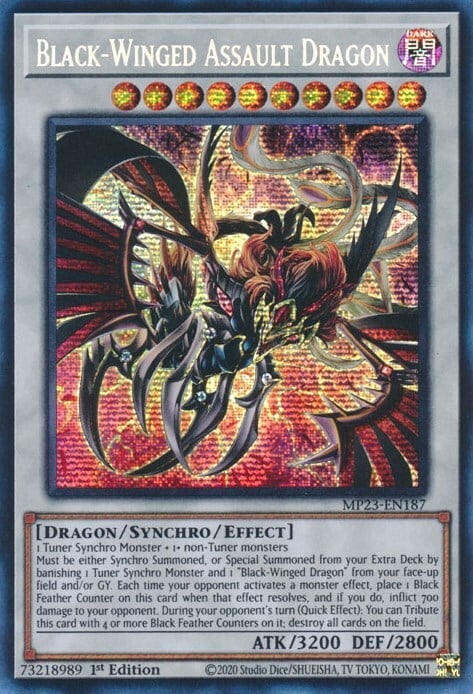 Black-Winged Assault Dragon Card Front