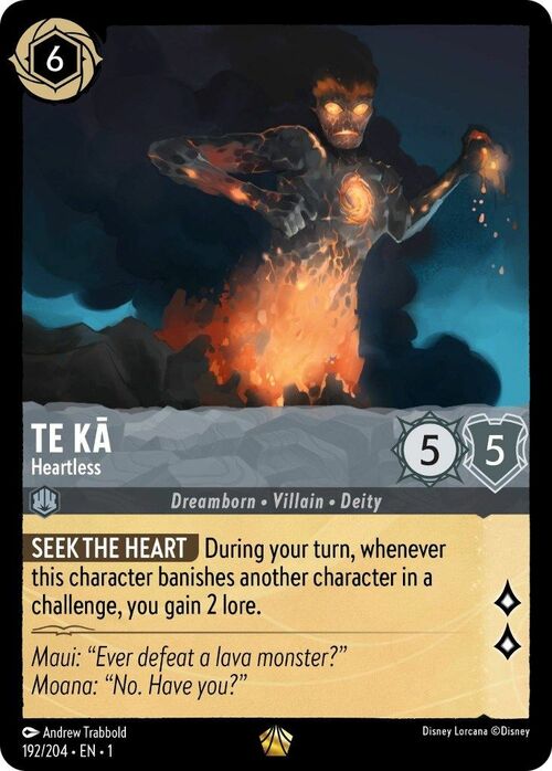 Te Kā - Heartless Card Front