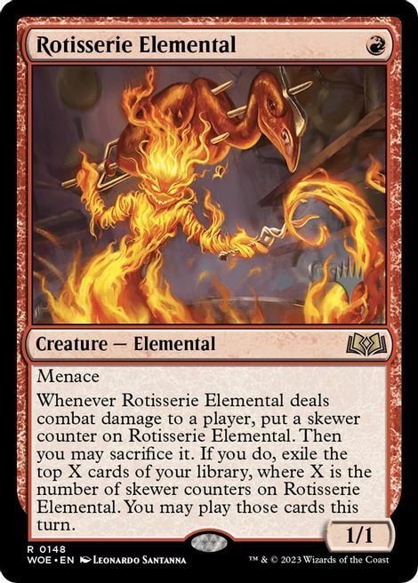 Rotisserie Elemental Card Front