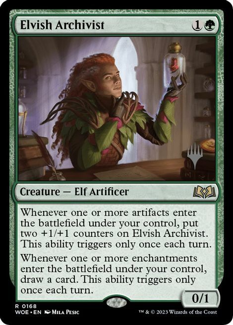 Elvish Archivist Card Front