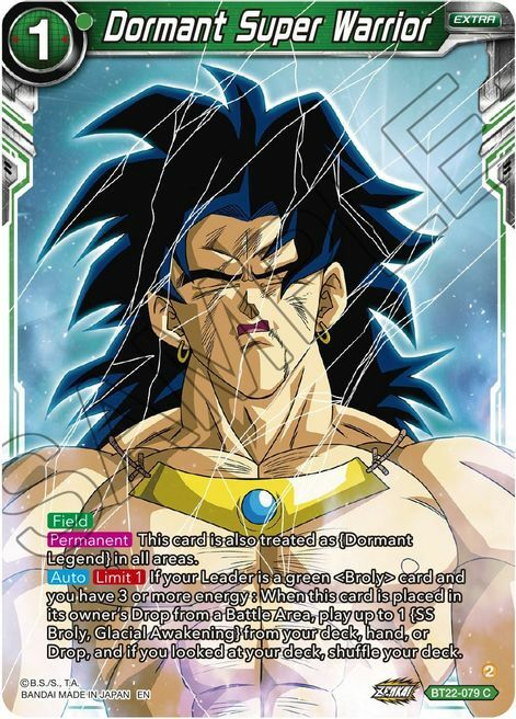 Dormant Super Warrior Card Front