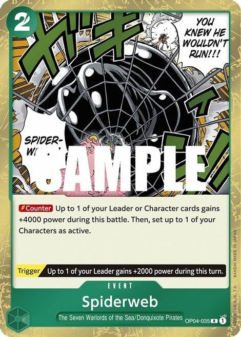 Spiderweb Card Front