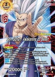 Son Gohan, Awakening to Beast