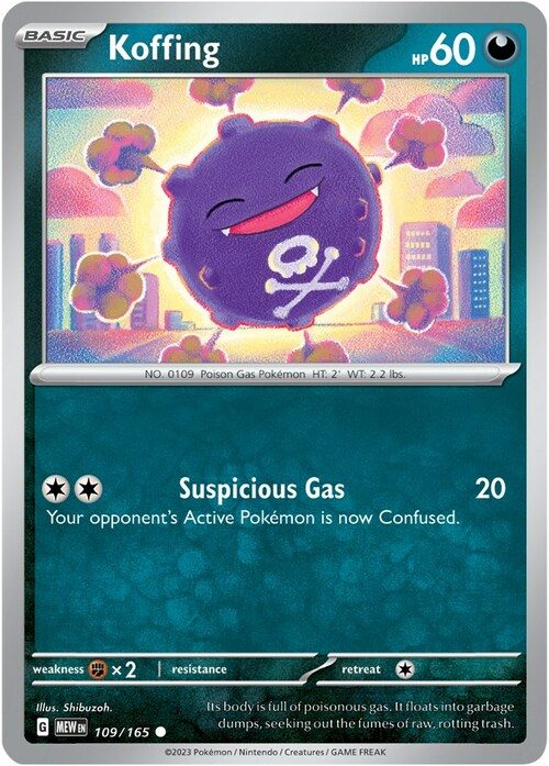 Koffing Card Front