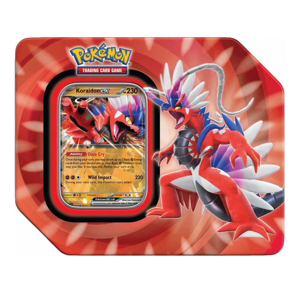 Paldea Legends Tins: Koraidon ex Tin