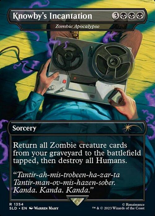 Zombie Apocalypse Card Front