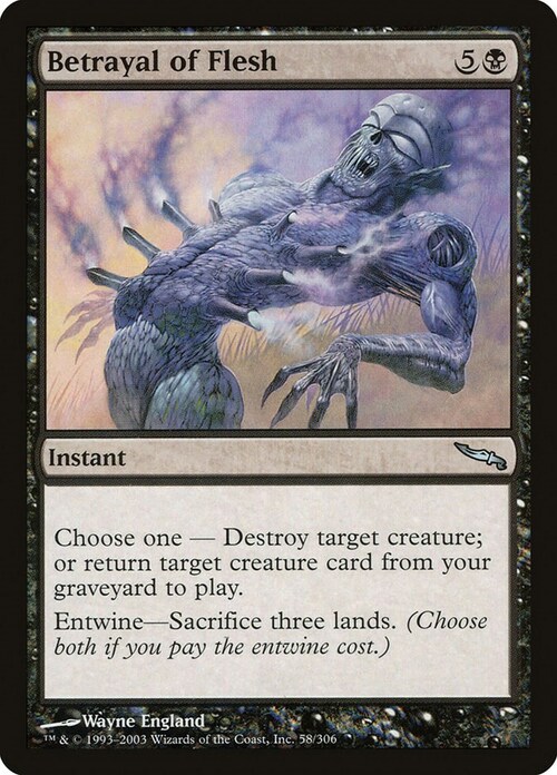 Betrayal of Flesh Card Front