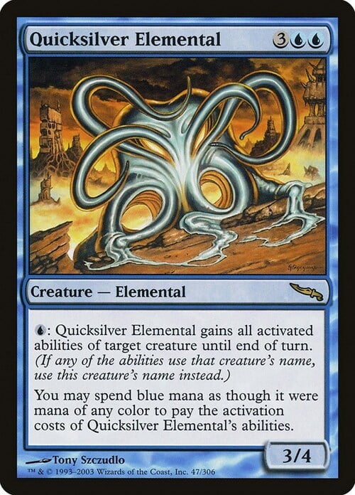 Quicksilver Elemental Card Front