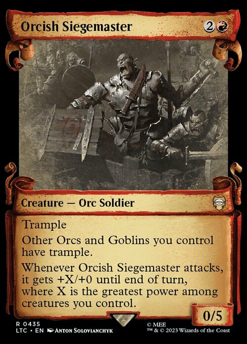 Orcish Siegemaster Card Front