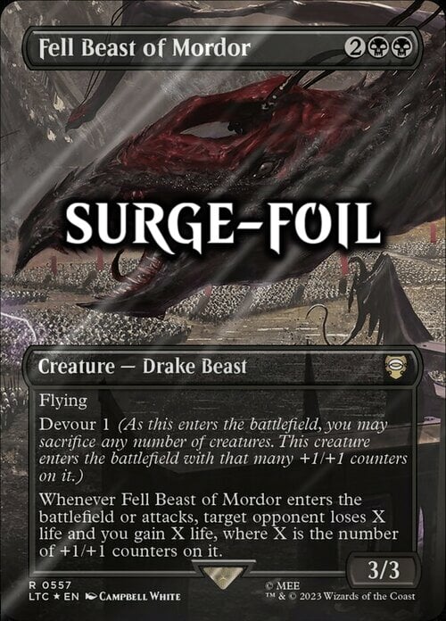 Fell Beast of Mordor Card Front