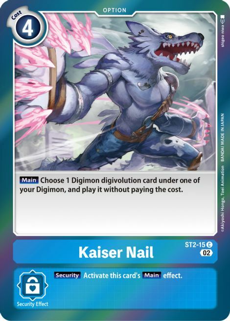 Kaiser Nail Card Front