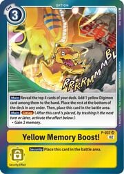 Yellow Memory Boost!