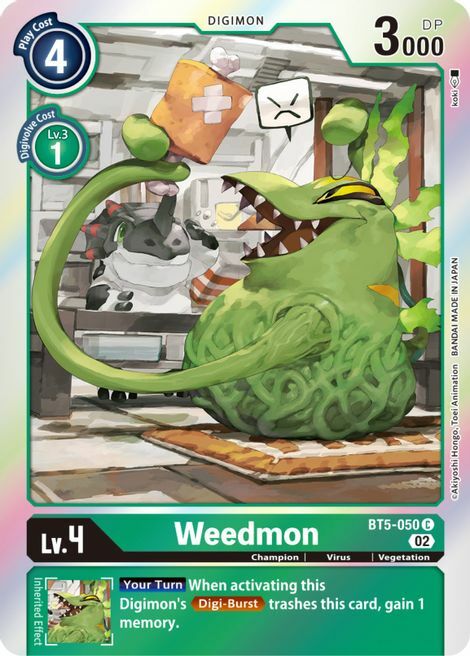 Weedmon Card Front