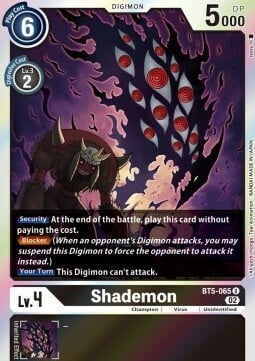 Shademon Card Front