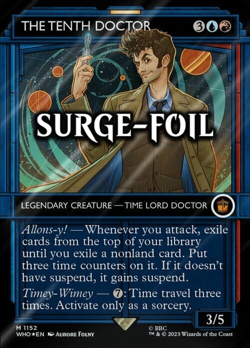 The Tenth Doctor Card Front