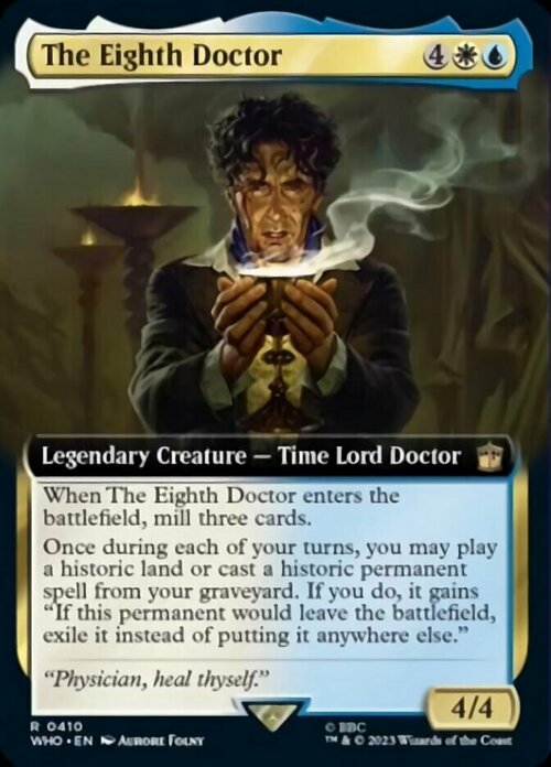 The Eighth Doctor Card Front