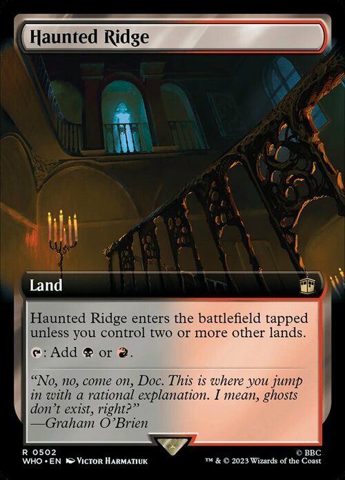 Haunted Ridge Card Front